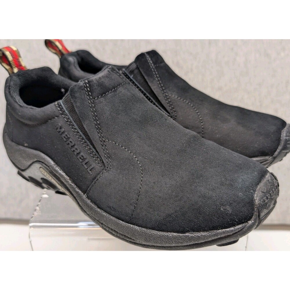 EUC Merrell Jungle Moc Midnight Shoes Black Suede Womens 7.5